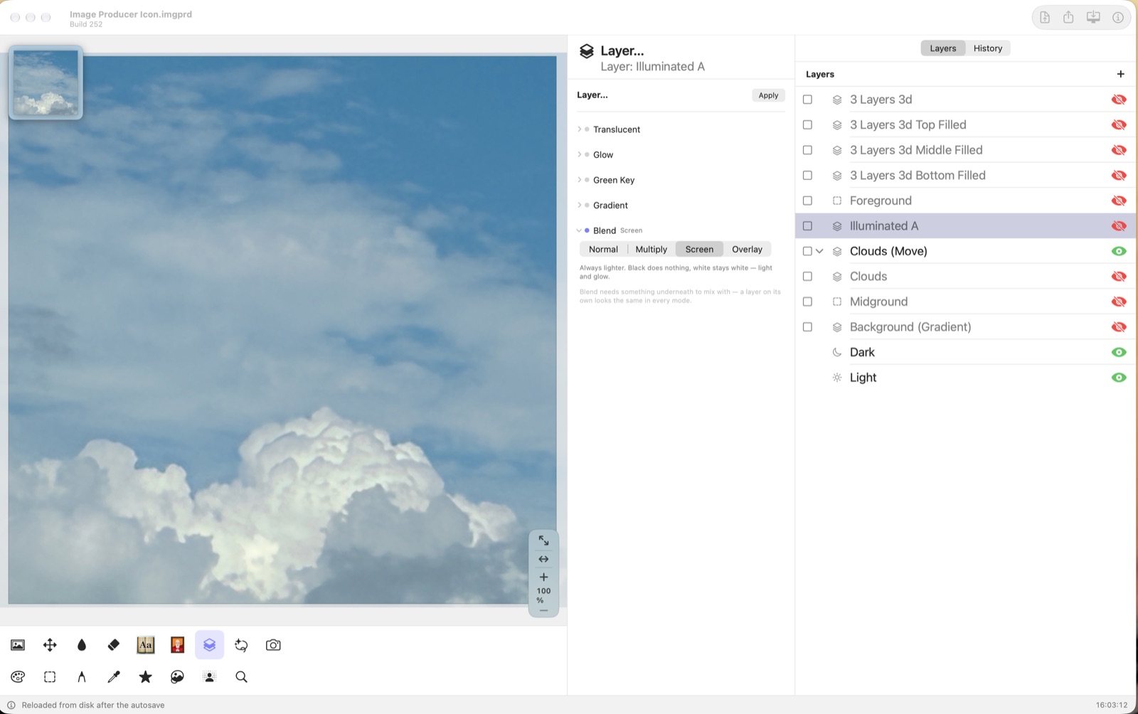 Clouds alone